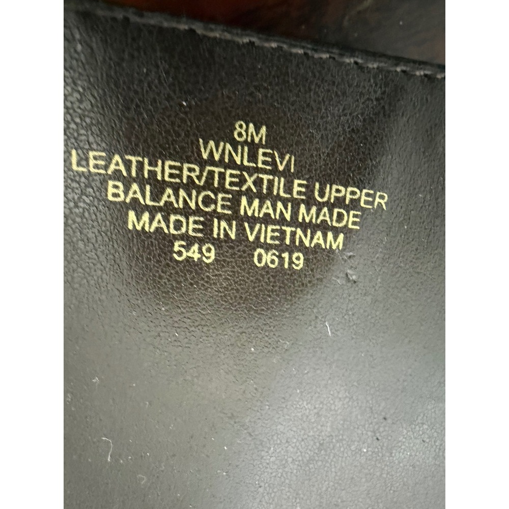 Nine West Levi Dark Brown Leather Tall Riding Boots Women Sz 8M Stretch Panels - Picture 11 of 11